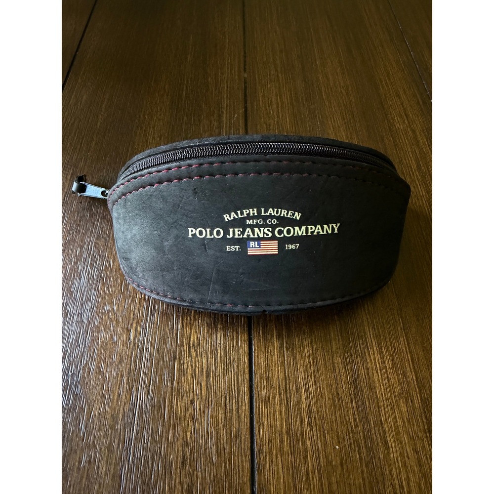 Ralph Lauren Polo Jeans Co Sunglasses with Black Zippered Case Tortoise Shell